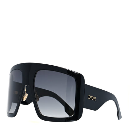 Christian Dior Acetate DiorSo Light 1 Shield Sunglasses Black 1 of 9