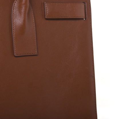 Saint Laurent Calfskin Large Sac De Jour Carryall Cognac 19 of 28