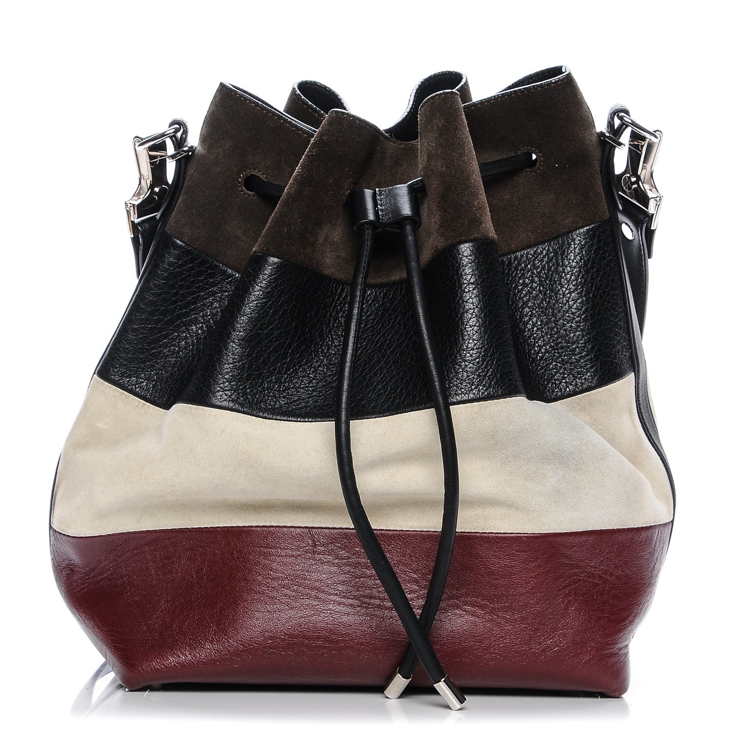 Proenza Schouler Suede Calfskin Patchwork Large Bucket Bag Multicolor 1 of 7