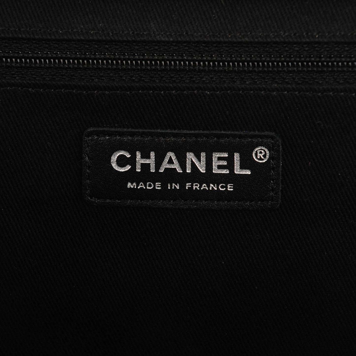 Caviar Quilted CC Large Clutch Black