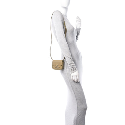 Celine Shiny Calfskin Mini Triomphe Olive 2 of 9