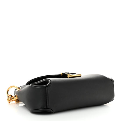 Tom Ford Natural Grain Calfskin Tara Chain Shoulder Bag Black 4 of 10