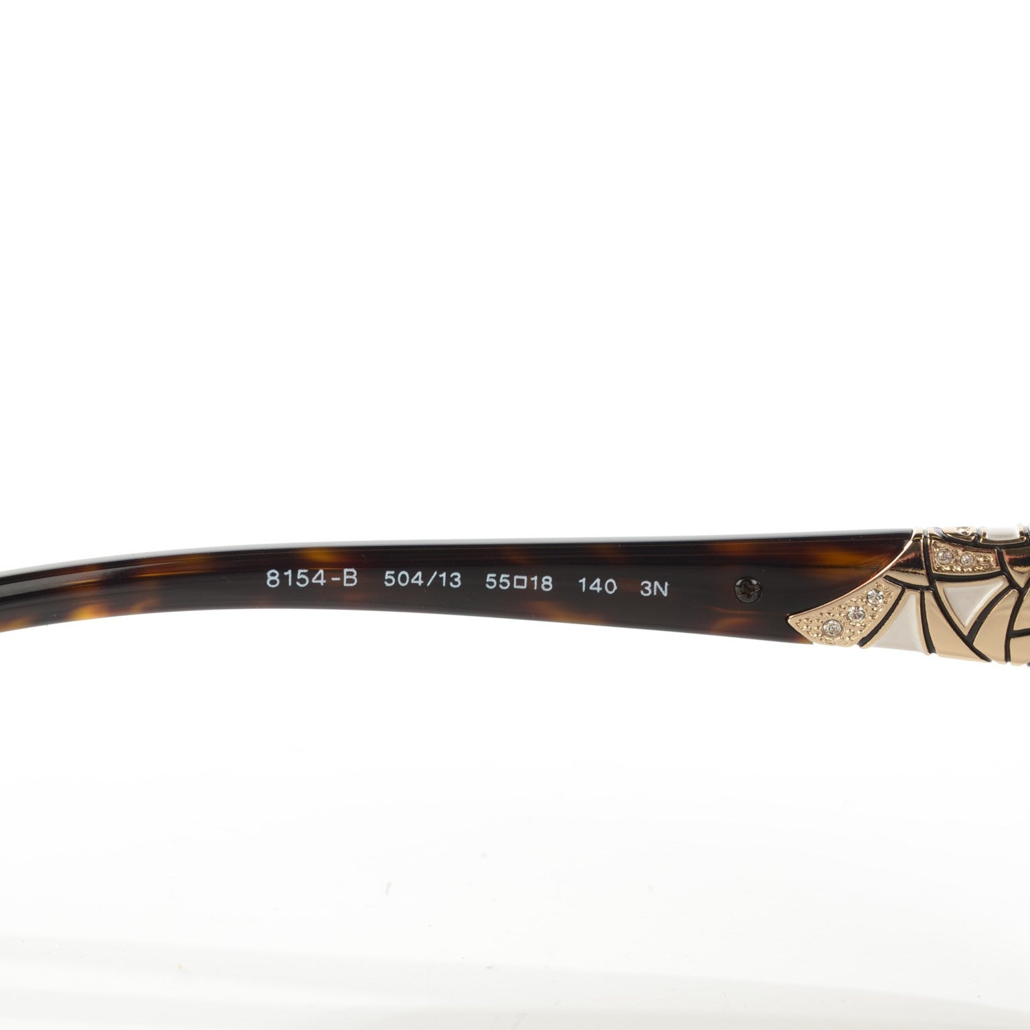 Bulgari Crystal Sunglasses 8154-B Tortoise 4 of 7