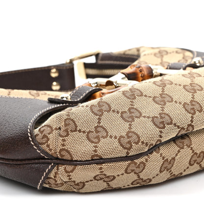 Gucci Monogram Bamboo Horsebit Amalfi Hobo Brown 9 of 11