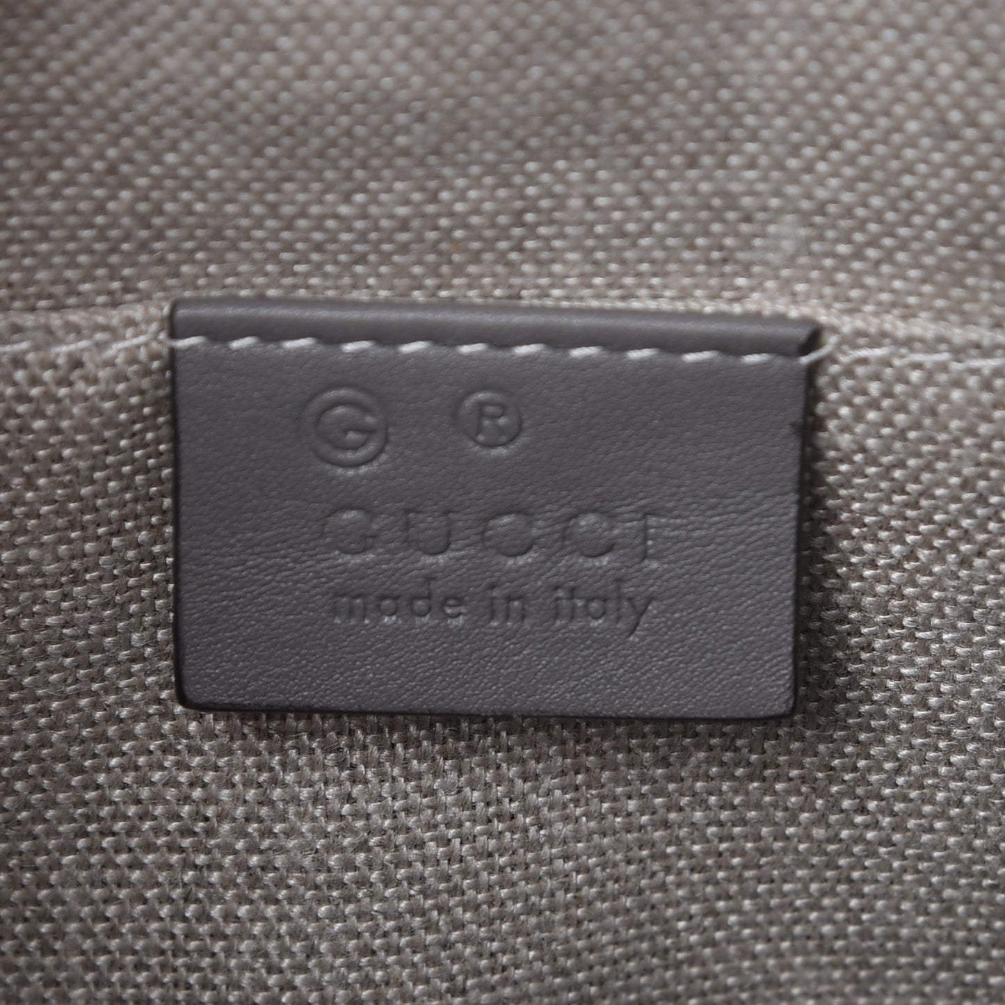 Microguccissima Mini Bree Messenger Bag Grey