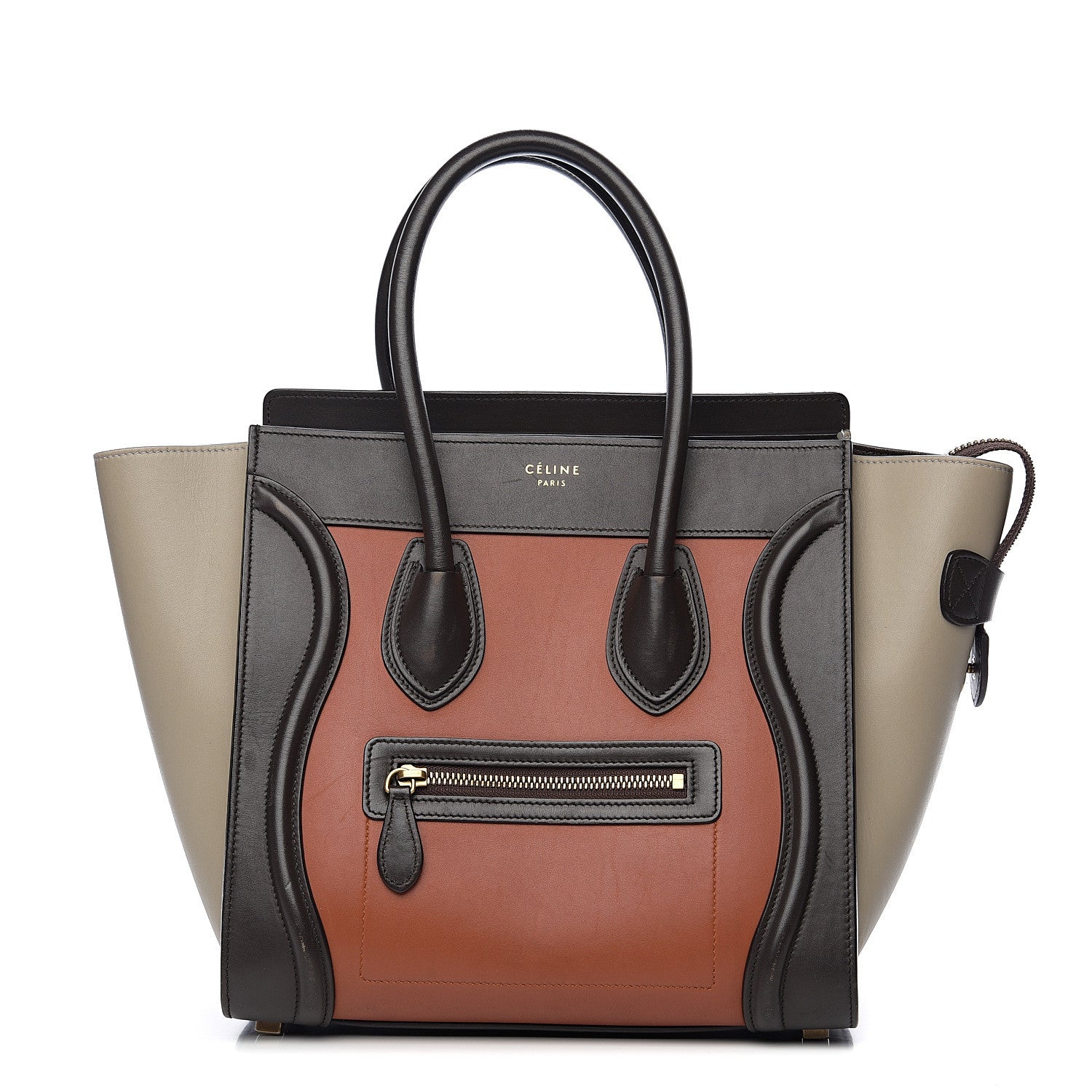 Celine Smooth Calfskin Micro Tri-Color Luggage Multicolor 1 of 9
