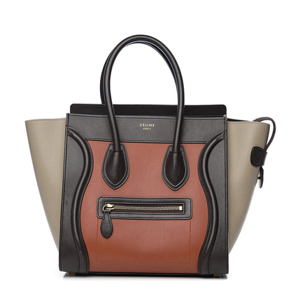 Celine Smooth Calfskin Micro Tri-Color Luggage Multicolor 1 of 9