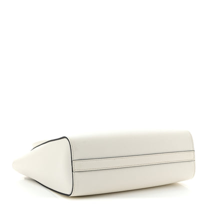 Prada Saffiano Soft Calfskin Zippered Tote White 3 of 9