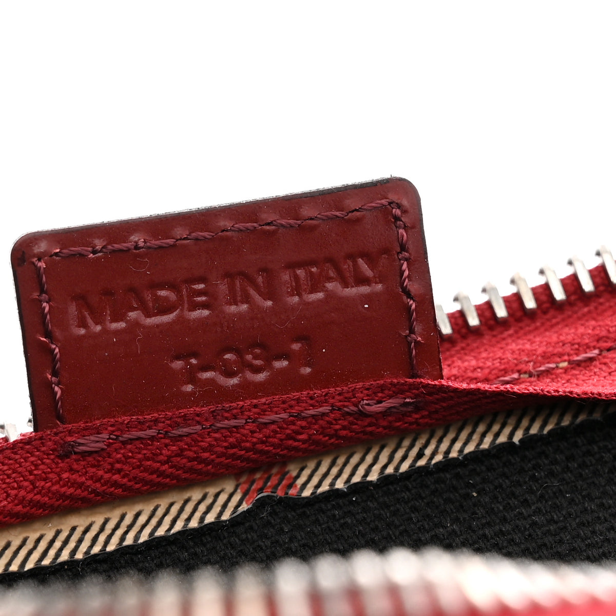 Haymarket Check Pochette Military Red