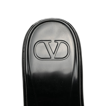 Valentino Garavani Rubber VLogo PM Platform Slide Sandals 36 Black 6 of 9