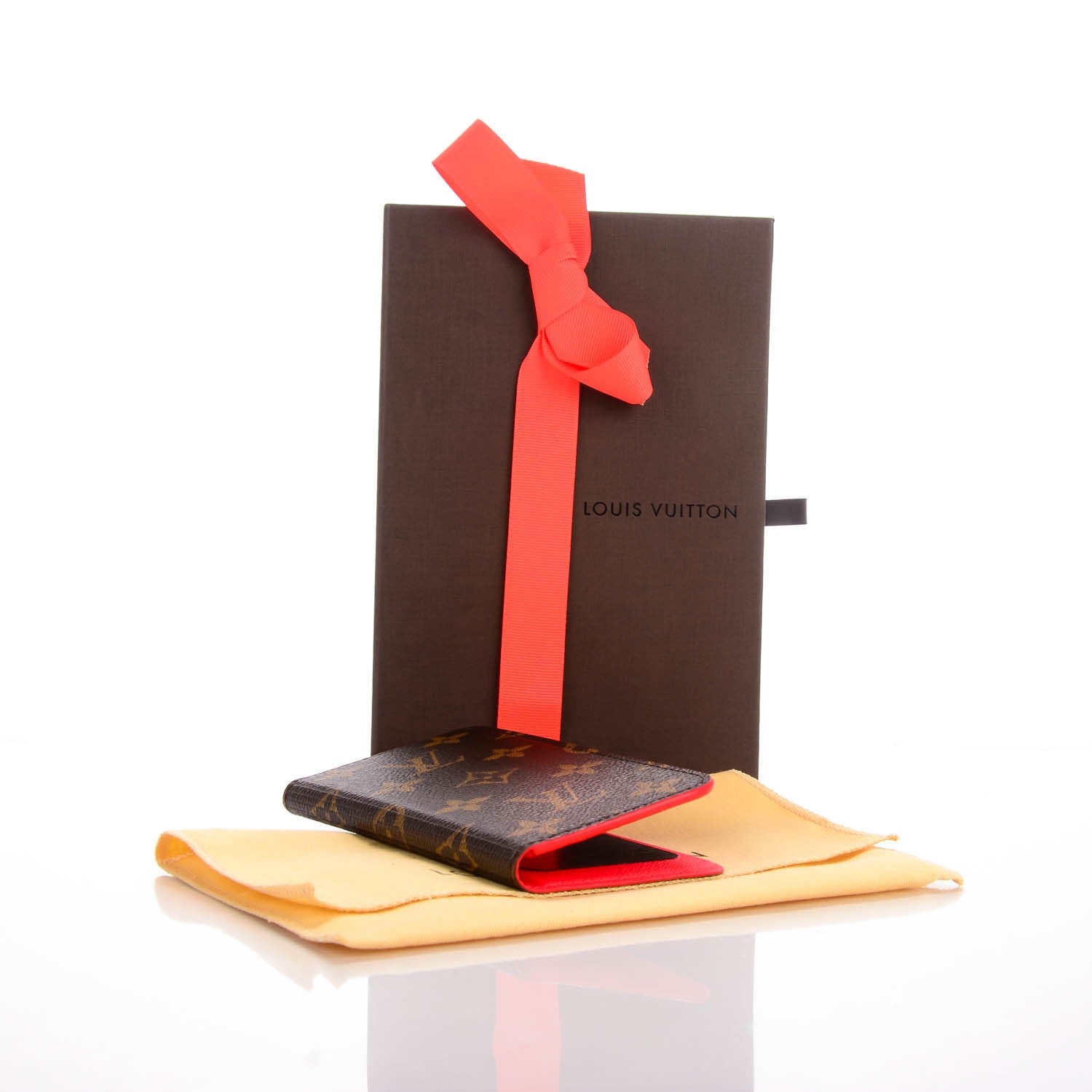Louis Vuitton Monogram iPhone 6 Folio Case Red 4 of 8