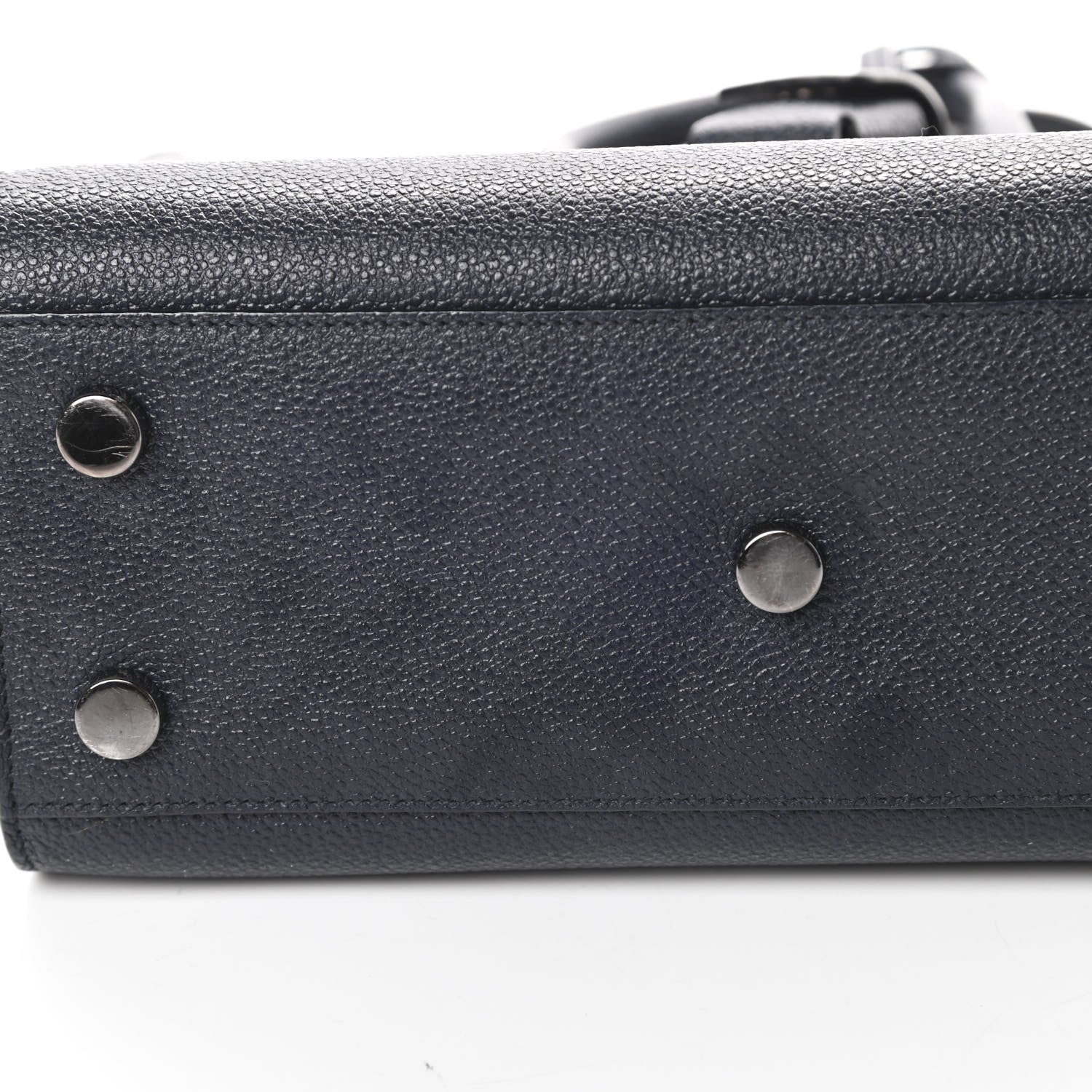Saint Laurent Grained Calfskin Nano Sac De Jour Marine 11 of 11