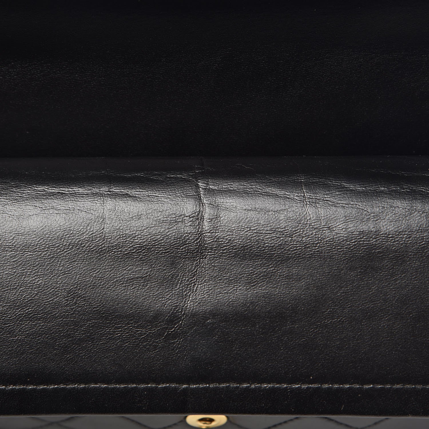 Chanel Lambskin Quilted Medium Double Flap Black 11 of 13