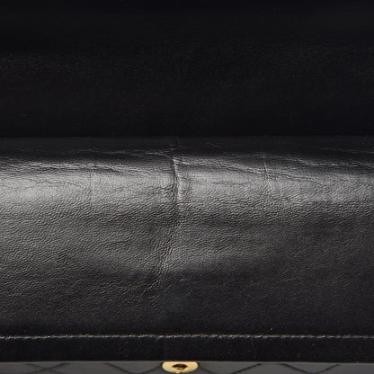 Chanel Lambskin Quilted Medium Double Flap Black 11 of 13