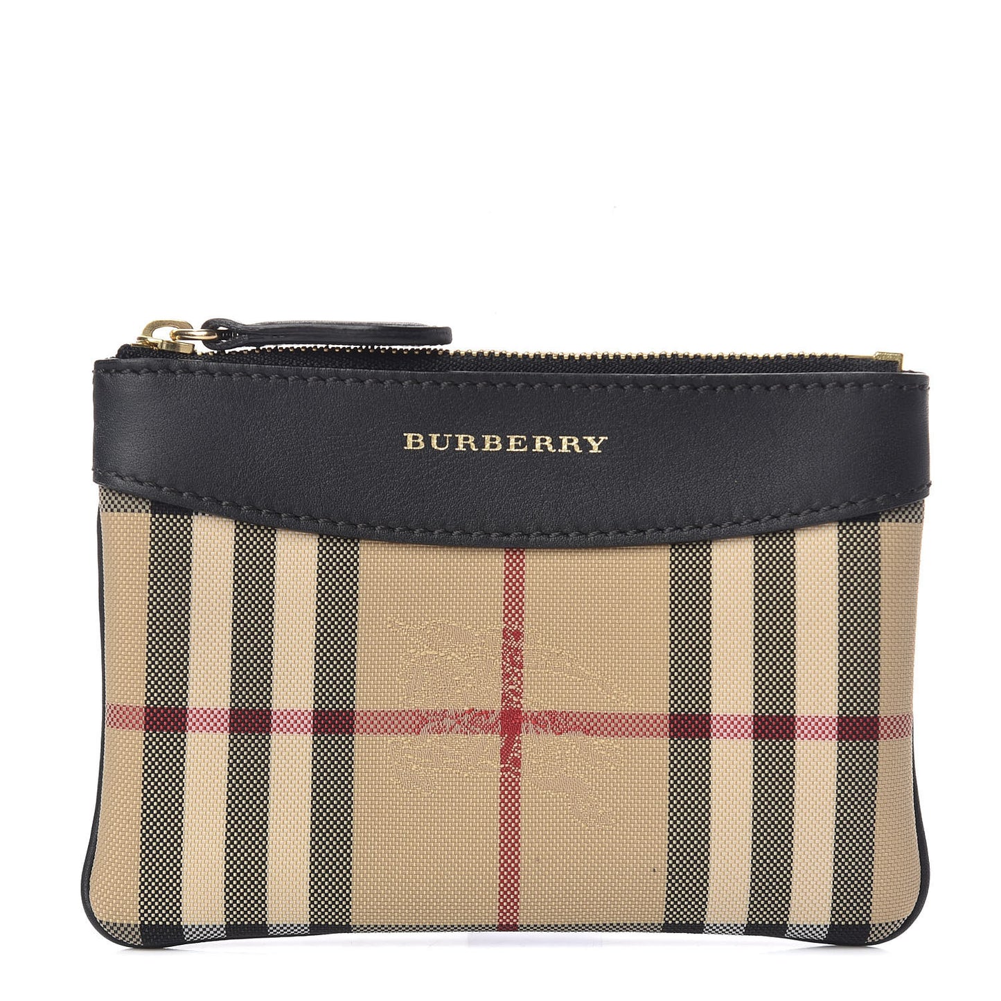Haymarket Check Zip Pouch Black