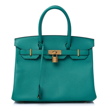 Hermes Epsom Birkin 30 Bleu Paon 1 of 10