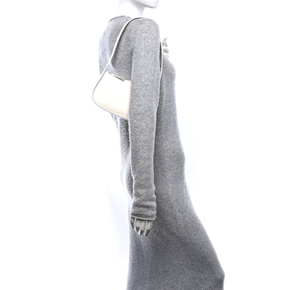 The Row Smooth Calfskin Half Moon Shoulder Bag New Ivory 2 of 9