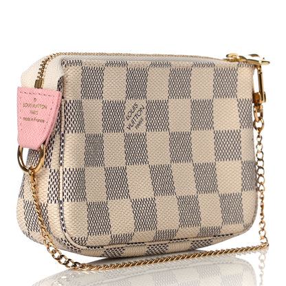 Louis Vuitton Damier Azur 2018 Christmas Animation Mini Pochette Accessories 3 of 11