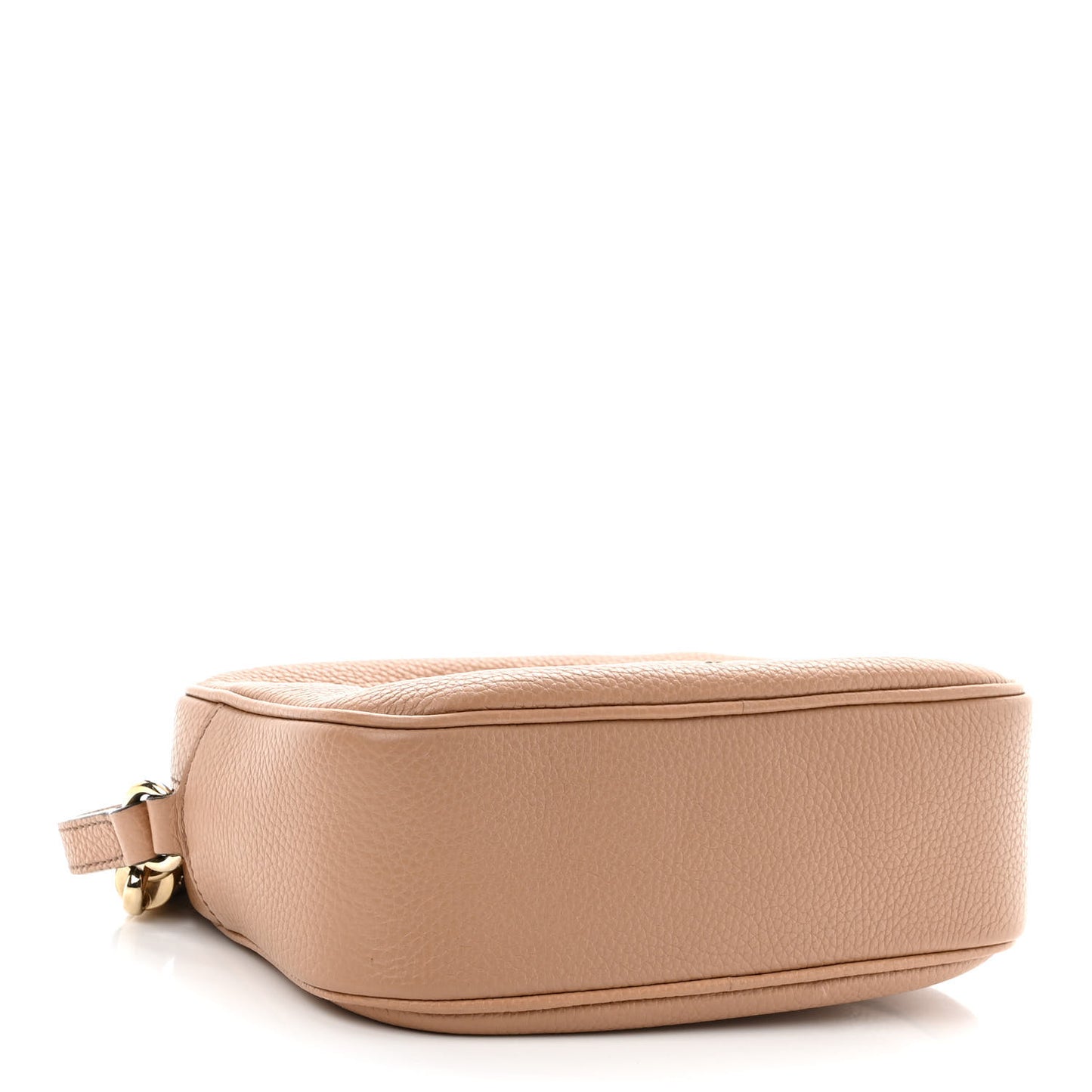 Pebbled Calfskin Small Soho Disco Bag Camelia