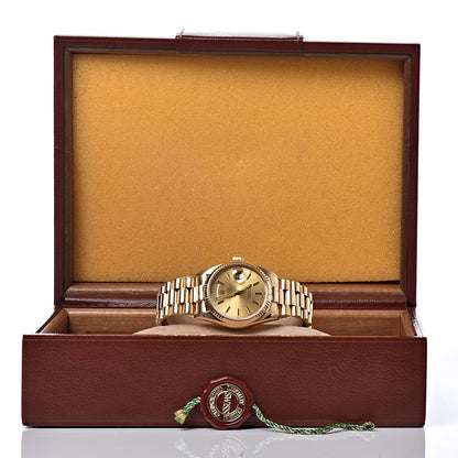 Rolex 18K Yellow Gold 36mm Oyster Perpetual Day-Date President Watch Champagne 18038 7 of 7