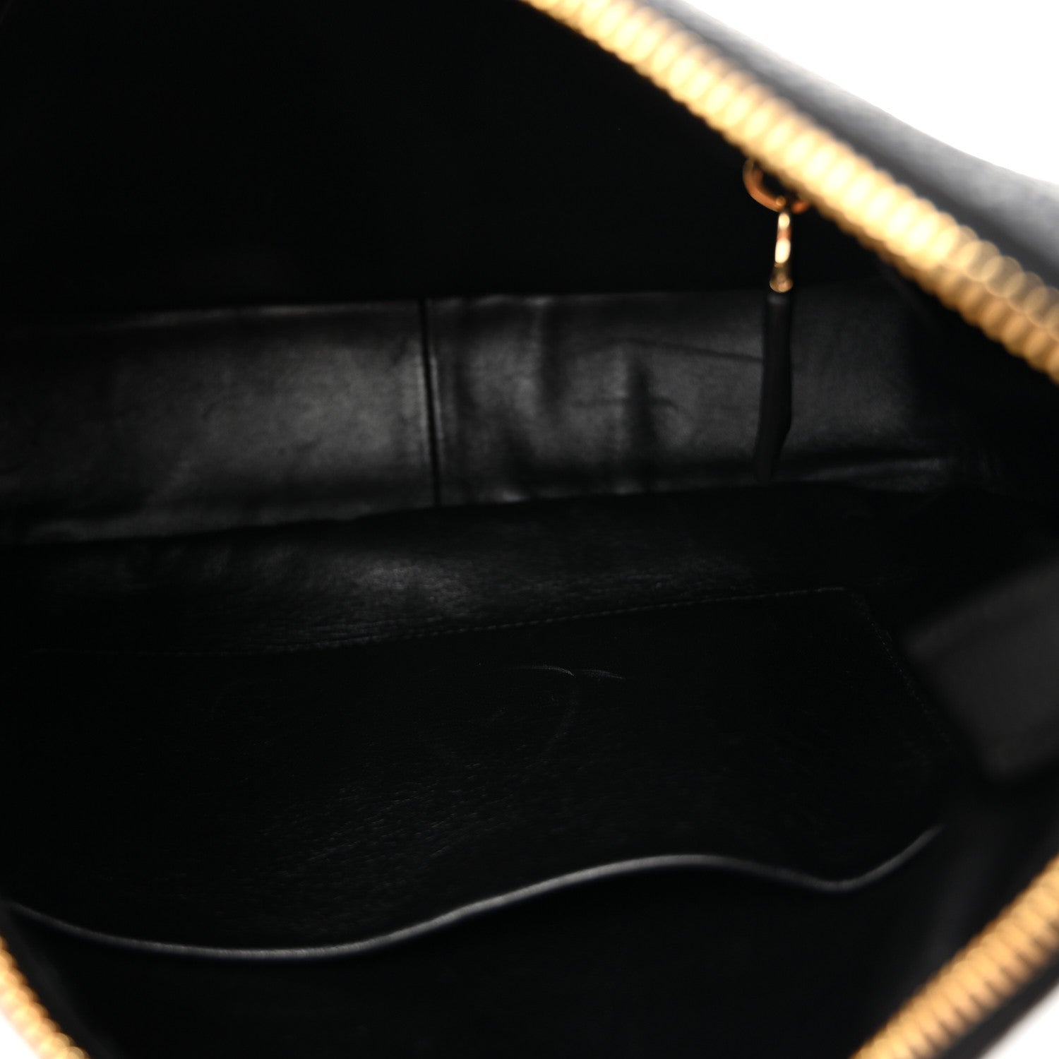 Prada Vitello Daino Soft Large Zippered Messenger Hobo Black 5 of 11