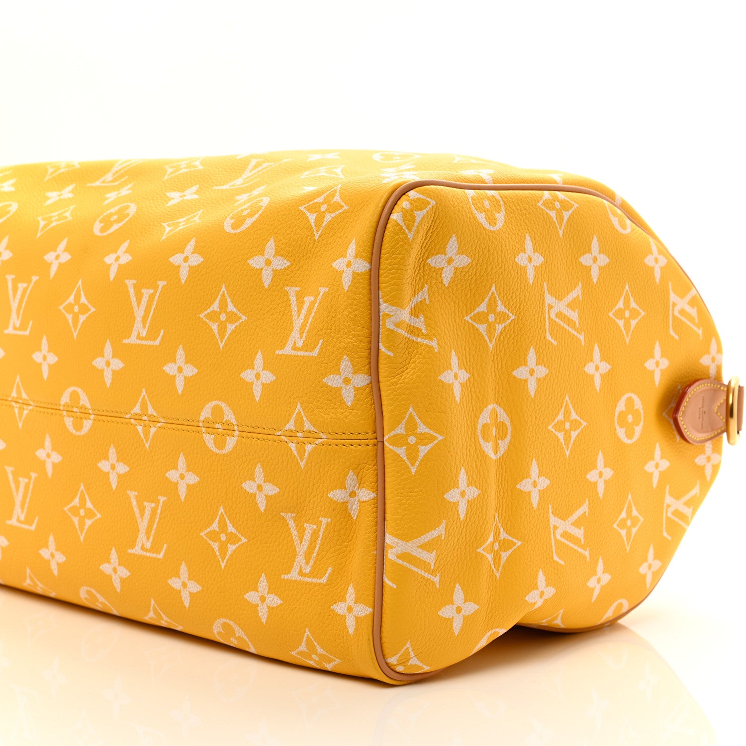 Louis Vuitton Calfskin Monogram Speedy P9 Bandouliere 40 Yellow 10 of 14