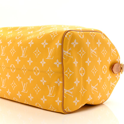 Louis Vuitton Calfskin Monogram Speedy P9 Bandouliere 40 Yellow 10 of 14
