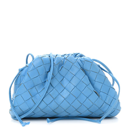 Bottega Veneta Nappa Intrecciato The Mini Pouch Swimming Pool 1 of 12