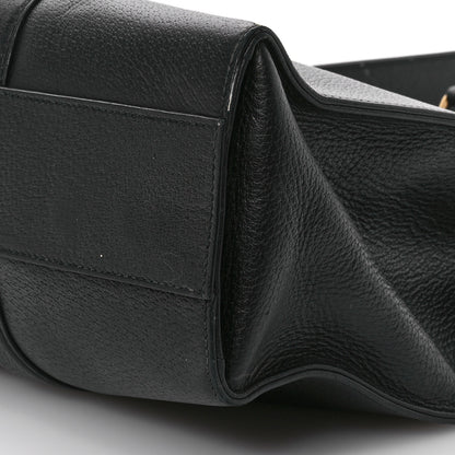 Gucci Grained Calfskin Web Top Handle Tote Black 10 of 14