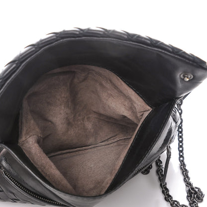 Bottega Veneta Nappa Intrecciato Mini Chain Messenger Black 7 of 10