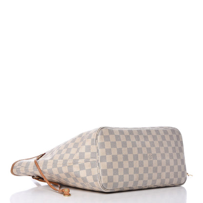 Louis Vuitton Damier Azur Neverfull MM 4 of 25