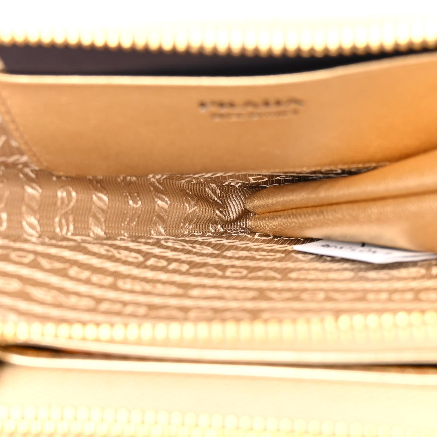 Prada Satin Crystal Mini Triangle Crossbody Pouch Platino 6 of 11