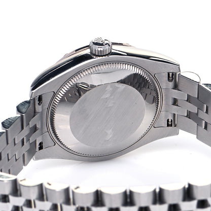 Rolex Stainless Steel 18K White Gold Diamond 31mm Oyster Perpetual Datejust Watch Pink 178344 4 of 5