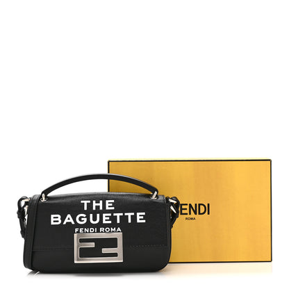 Fendi X MARC JACOBS Nappa Logo Phone Baguette Black 11 of 11