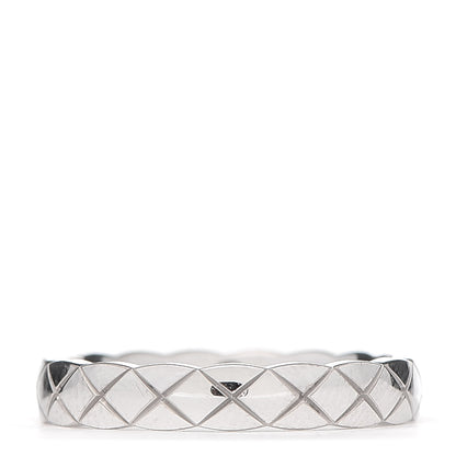 Chanel 18K White Gold Mini Coco Crush Ring 48 4.5 3 of 4