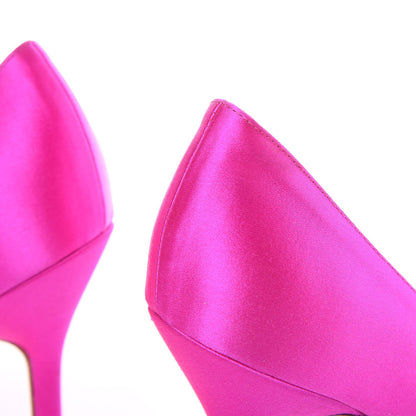 FASHIONPHILE MANOLOBLAHNIKSatinCrystalHangisiPumps36Pink 10 of 11