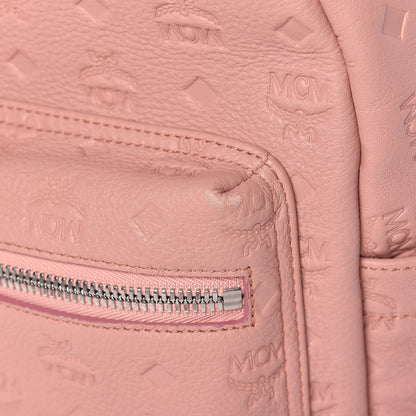 MCM Calfskin Ottomar Monogram Small Backpack Pink 11 of 16