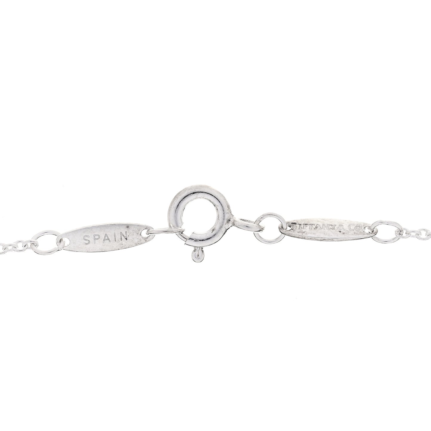 Sterling Silver Small Elsa Peretti Bottle Pendant Necklace