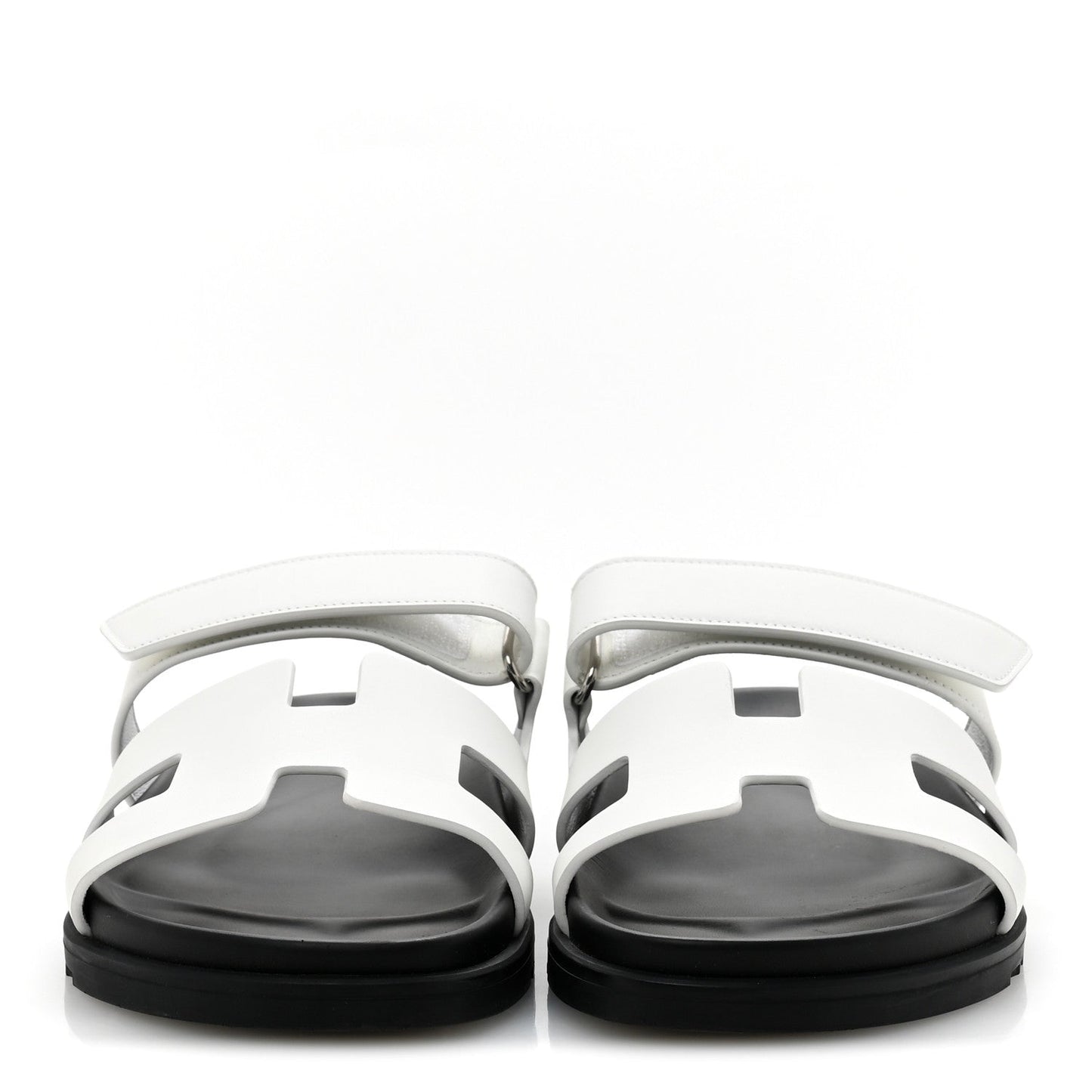 Calfskin Womens Chypre Sandals 41 White
