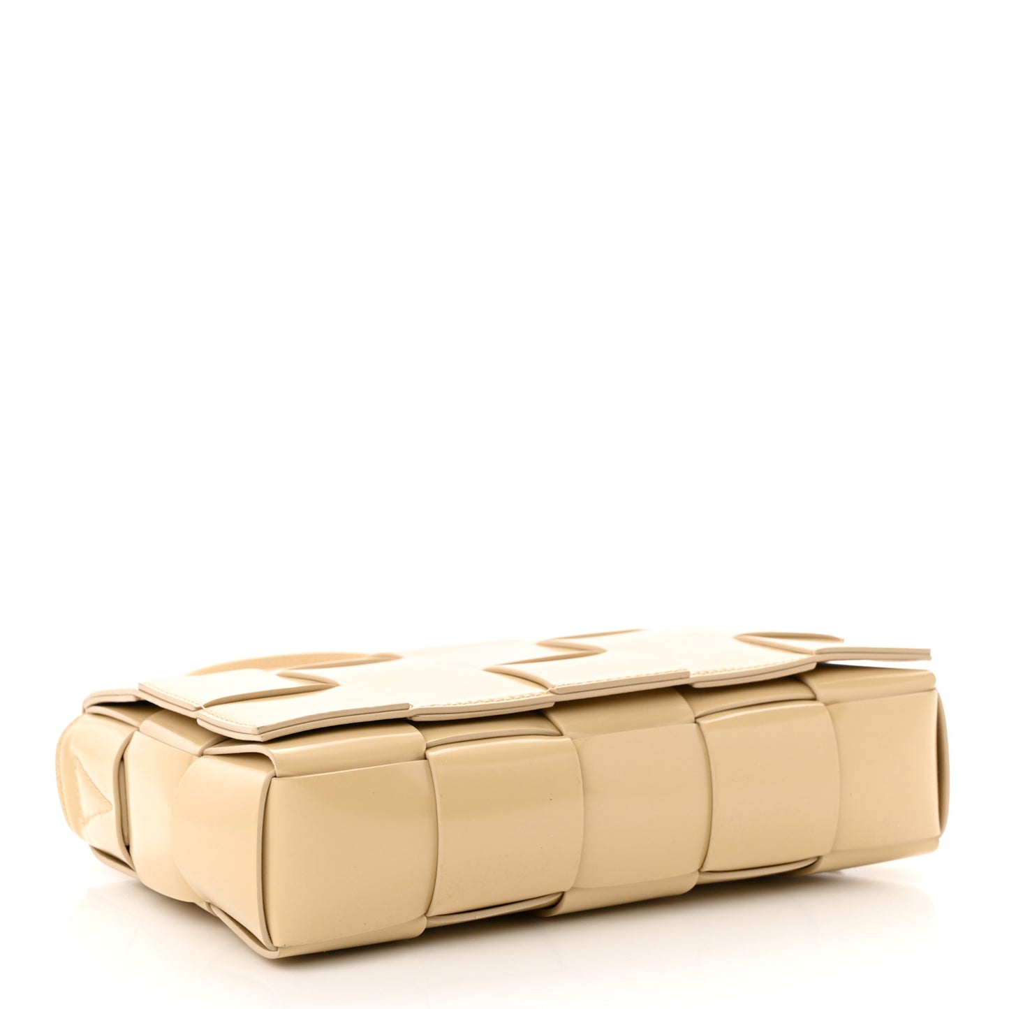 Brushed Calfskin Intrecciato Cassette Bag Porridge
