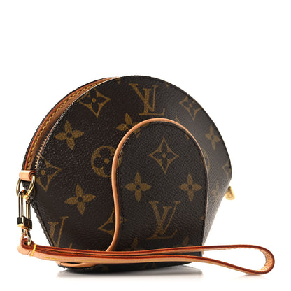 Louis Vuitton Monogram Mini Ellipse Wristlet Clutch 3 of 7