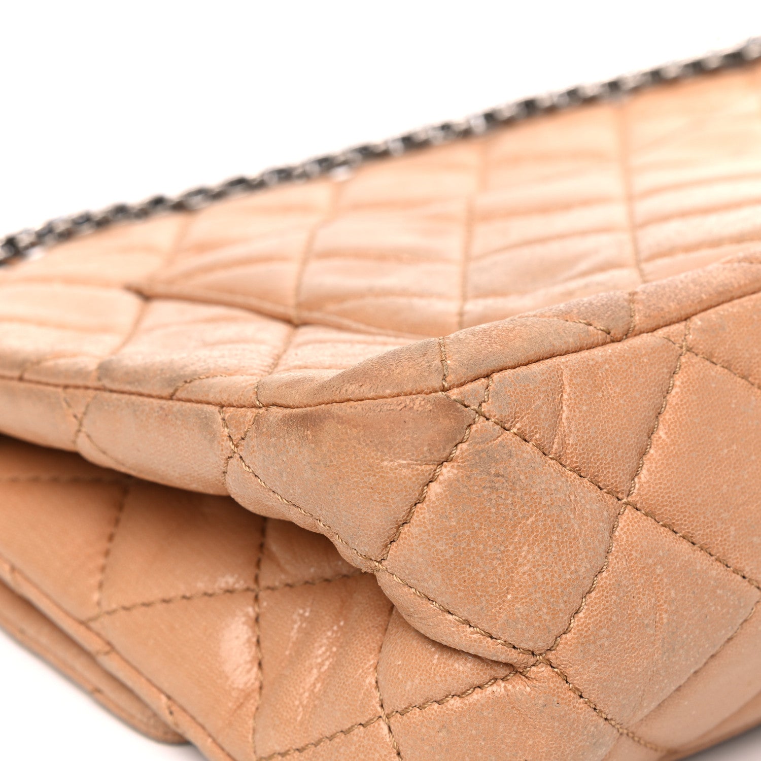 Chanel Iridescent Calfskin Quilted 2.55 Reissue 227 Flap Beige 8 of 13