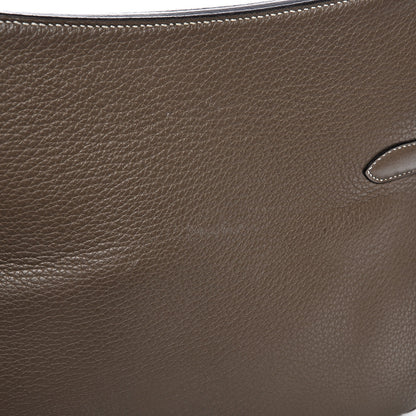 Hermes Taurillon Clemence Jypsiere 34 Etoupe 9 of 12