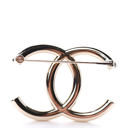 Chanel Baguette Crystal High Society CC Brooch Gold 2 of 3