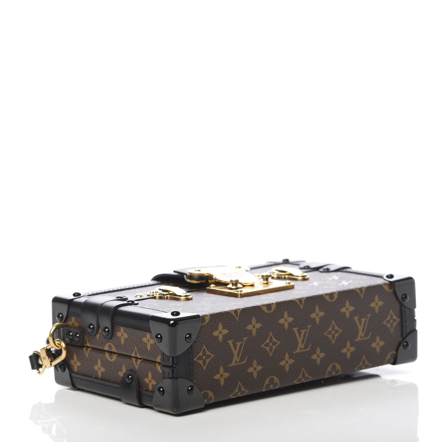 Louis Vuitton Monogram Petite Malle Black 4 of 12