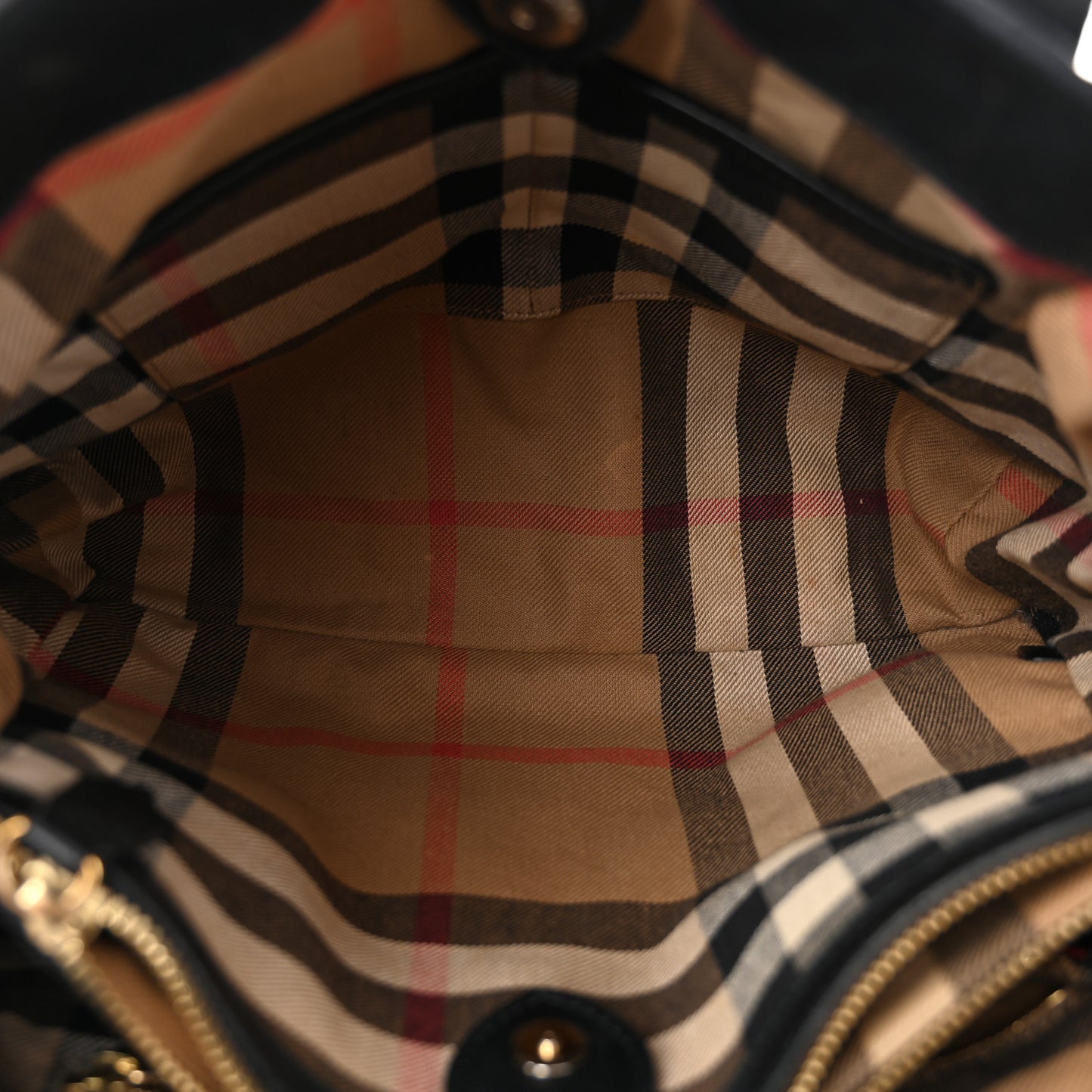 Smooth Calfskin Medium Sartorial Banner Tote Black