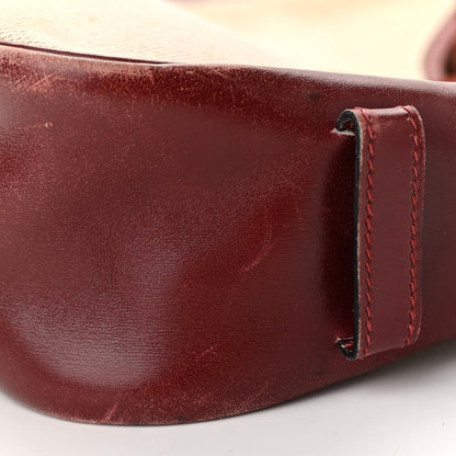 Hermes Toile Sako 32 Natural Rouge H 21 of 22