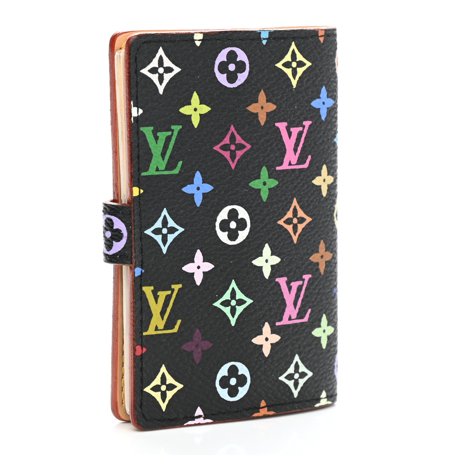 Louis Vuitton Monogram Multicolor Carnet de Bal Mini Agenda Cover Black 2 of 5
