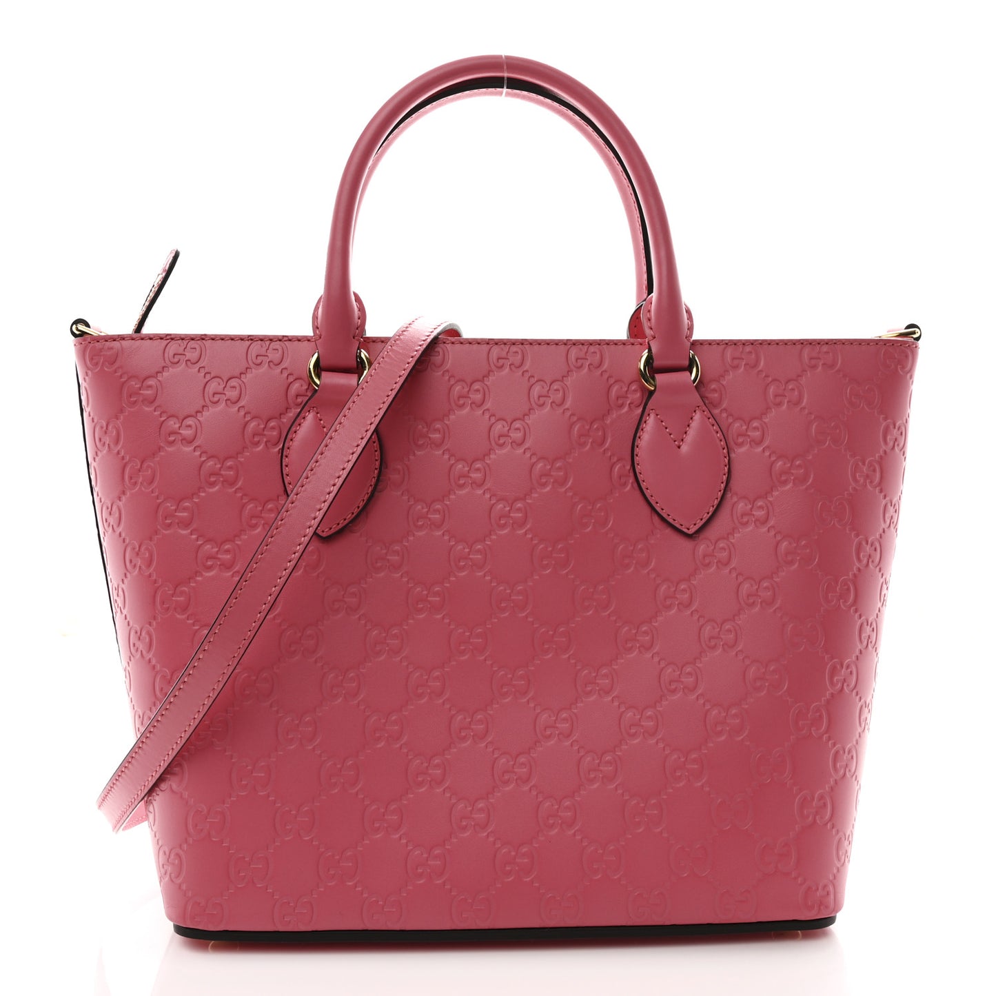 Guccissima Small Zippered Bucket Tote Flush