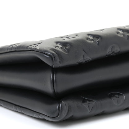 Louis Vuitton Lambskin Embossed Monogram Coussin PM Black 5 of 9